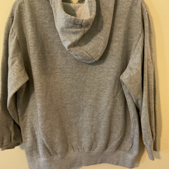 Classic gray DISNEY 1/4 Zip Gray Mickey Mouse Hoodie - Picture 3 of 5